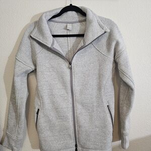 PrAna Jacket Small Gray Full Zip-Up